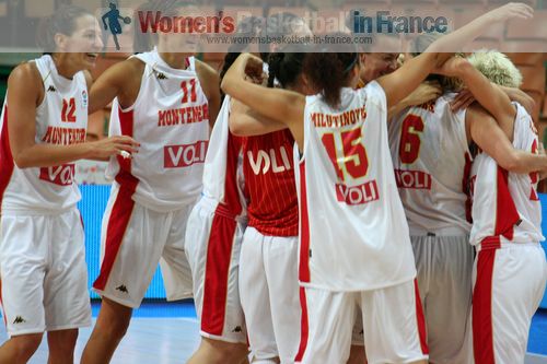  Montenegro beating France at EuroBasket Women 2011 © womensbasketball-in-france.com  
