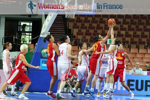  Montenegro vs. Croatia at EuroBasket Women 2011 © womensbasketball-in-france.com  
