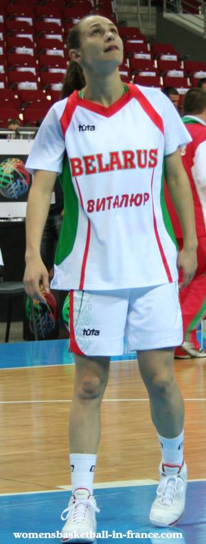 Natallia Marchanka  at EuroBasket Women2009 © womensbasketball-in-france.com