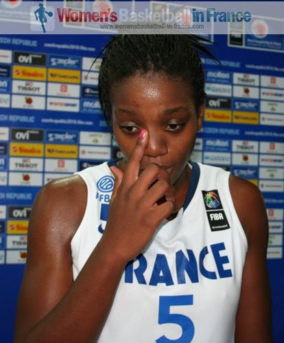  Nwal-Endémé Miyem at the 2010 FIBA World Championship for women © womensbasketball-in-france.com