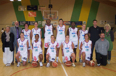 US Laveyron 2009-2010 team picture © Pleyber-Christ Basket