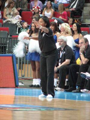 Pokey Chatman at EuroBasket Women 2009 with the Slovak Republic© womensbasketball-in-france.com