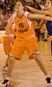  Richelle-van-der-keijl playing for the Netherlands at the 2010 RBI ©lattesmontpellier-basket.com 