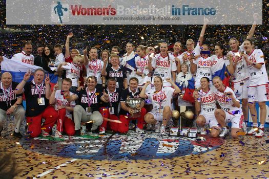 2011 Eurobasket Women Champions are Russia © womensbasketball-in-france.com  