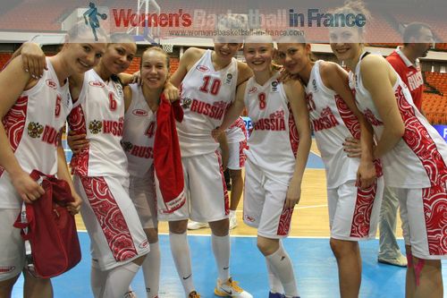 Russia qualified for semi-final 2011  © womensbasketball-in-france.com  