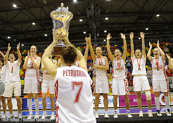 2010 Champions are Russia © FIBA Europe  