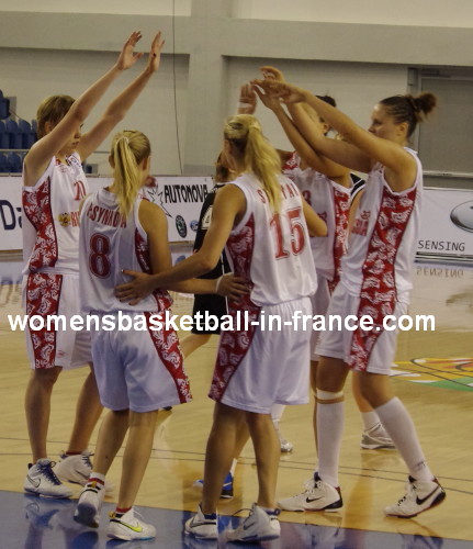 Russia U18 open with a win at the 2010 European Championship Women © womensbasketball-in-france.com