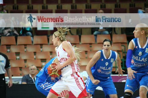  Sandra Mandir on her way to game winning shot © womensbasketball-in-france.com  