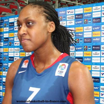 Sandra Gruda in Riga Latvia for EuroBasket WOmen 2009 ©womensbasketball-in-france