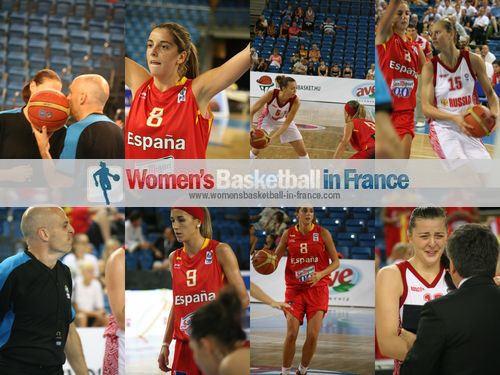 Spain against  Russia  in the 2012 U20 fina