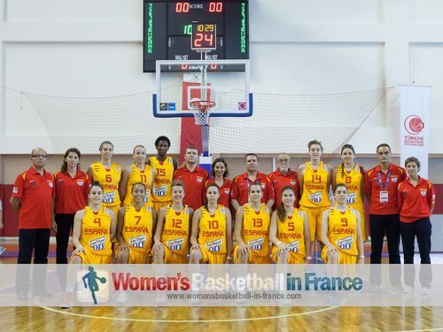 Susana Bacete, Elena De Alfredo, Ana Faussurie , Inmaculada Zanoguera, Patricia Sole, Paula Estebas, Yurena Diaz, Sara Rodriguez, Itziar Llobet, Andrea Vilaró, Yaiza Lazaro, Astou Ndour