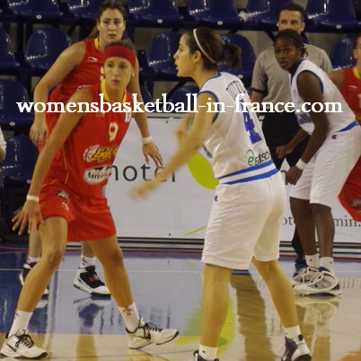  Spain playing Italy in the final of the U18 FIBA Europe European Championship Women Division A final © womensbasketball-in-france.com