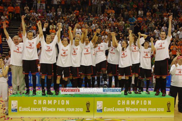 Spartak Moscow Region EuroLeague Women 2010 winners © Miguel Bordoy Cano-womensbasketball-in-france.com