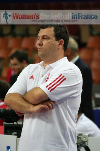  Stipe Bralic Croatian coach at EuroBasket Women 2011 © womensbasketball-in-france.com  