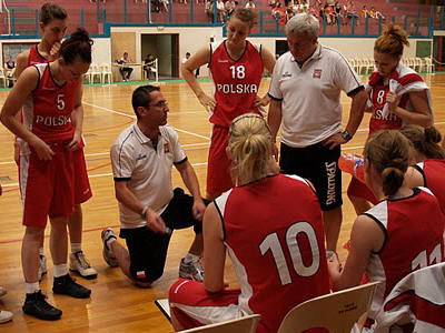 Polish time-out © womensbasketball-in-france.com