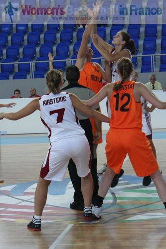 The Netherlands against Latvia U20 basketball