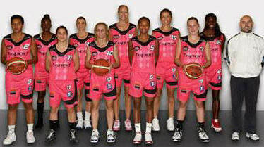 Tours Val-de-Loire Basket (TVL)2009-2010 team picture © FFBB