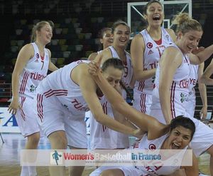 Turkey U20 players happy  with2013 U20 European Championship  for Women Division A in Samsun