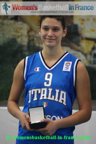  Cecilia Zandalasini: MVP at the 2012 FIBA  Europe U16 European Championship  © womensbasketball-in-france.com  