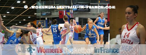  Croatia  U16 against Italy U16 in Miskolc © womensbasketball-in-france.com  