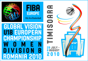 FIBA Europe U18 European Championship poster 2010 © womensbasketball-in-france.com