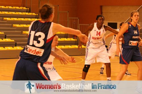 U20 Temple-sur-lot. France vs Great Britain 2011  © womensbasketball-in-france.com  