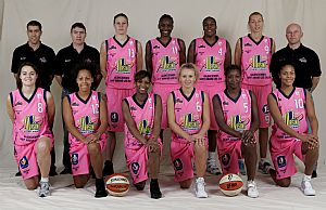 Union Hainaut Basket (UHB)2008-2009 ©Ligue Féminine de BasketBall