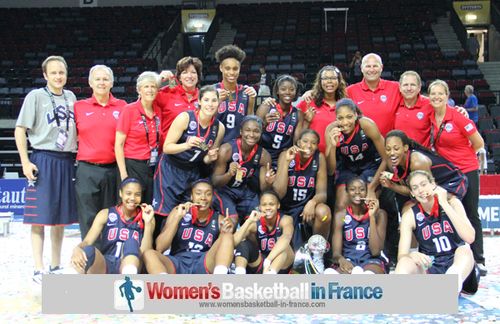 2013 U19 World Champions: Moriah Jefferson, Alexis  Jones, Linnae Harper, Kelsey Plum, Gabby Green, Brianna Turner, Breanna Stewart, Nia Coffey, Morgan Tuck, Bashaara Graves, A'Ja Wilson, Candice Agee