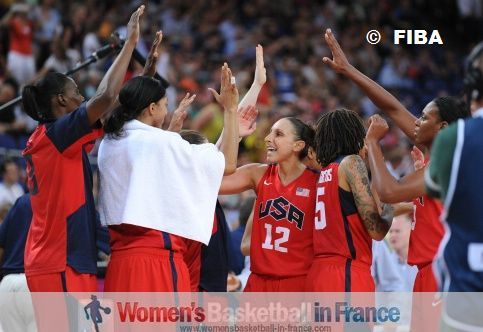 Team  USA qualify  for women"s basketball Olympic final ©  FIBA 