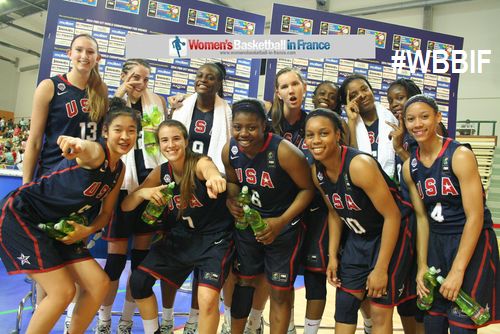 Team USA U17 2014: Anna Wilson, Natalie Chou, Arike Ogunbowale,  Sabrina Ionescu, Kennedy Burke, Joyner Holmes 11, Asia Durr, Delanae Boykin, Katie Samuelson, Lauren Cox, Nancy Mulkey, Kristine Anigwe