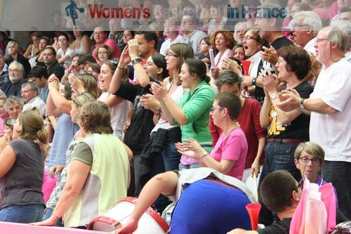 USO Mondeville supporters at the 2011 Open LFB ©  womensbasketball-in-france.com