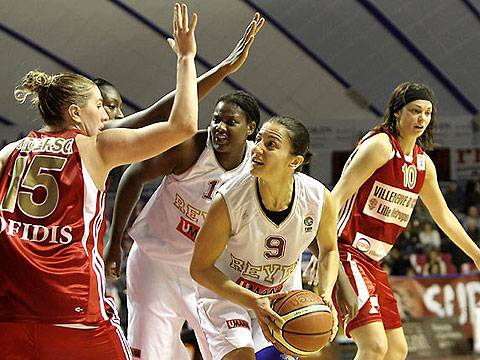 EuroLeague Women in the paint ©  FIBA Europe 