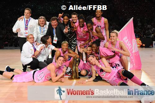 Arras Pays d'Artois Basket Féminin -  2012 Coupe de France winners © Allée/FFBB  