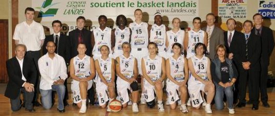 Basket Landes 2008-2009 © basket Landes
