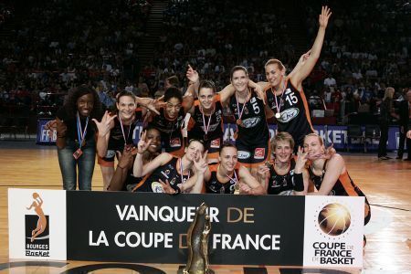 Bourges Basket win 2008 French cup
