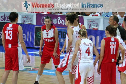 Croatia vs. Poland match at EuroBasket Women 2011 © womensbasketball-in-france.com  