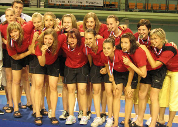 U18 European Championship Women Bronze Medals Winners 2008