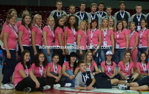Helpers at EuroBasket Women 2009