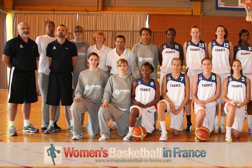 2011 France U20 in preparation © womensbasketball-in-france.com  