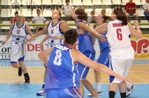  Great Britain playing the Slovak Republic in Kavadarci © womensbasketball-in-france.com