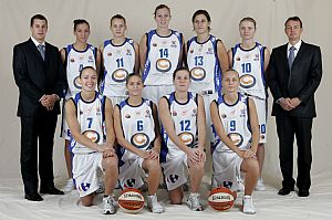 Lattes-Montpellier 2008-2009 team picture ©  Ligue Féminine de BasketBall 