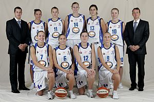 Lattes Montpellier 2008-2009 ©Ligue Féminine de BasketBall