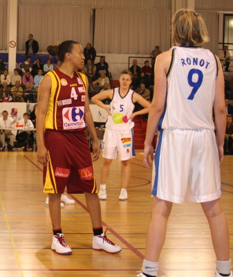 Nantes -Aix match situation © womensbasketball-in-france