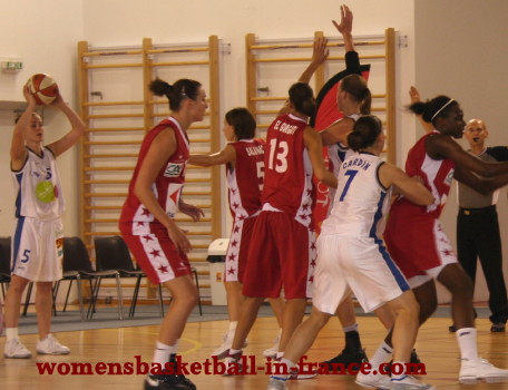 LFB match Nantes-Rezé Mondeville ©womensbasketball-in-france