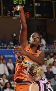  Nwal-Endéné Miyem playing basketball for Bourges Basket 2009© Pascal ALLEE/IS/FFBB 