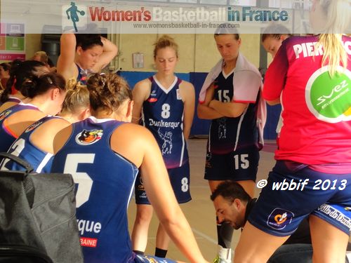 Sébastien Devos coaching at Dunkerque Malo Basketball club