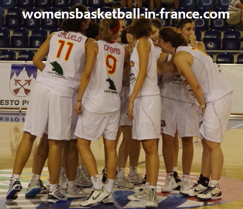 Spain U18 qualify for semi-final of the 2010 FIBA Europe U18 European Championship © womensbasketball-in-france.com