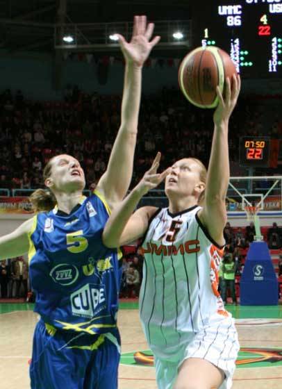 women playing basketball in EuroLeague ©  FIBA Europe 