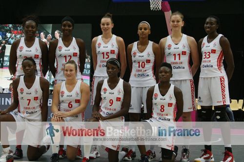 Villeneuve d'Ascq women's basketball team 2013-14 for LFB and EuroCup Women