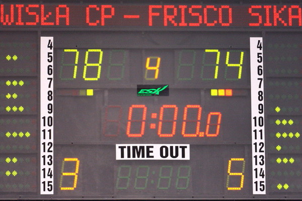 Wisla Can-Pack Scoreboard © Krzysztof Porębski   